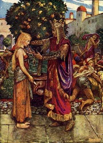 King Cophetua And The Beggar - Maid by John Byam Shaw